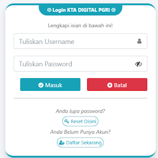 Register PGRI Mamberamo Tengah - Persatuan Guru Republik Indonesia Cabang Mamberamo Tengah